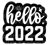 Hello 2022 SVG Cut File