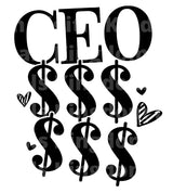 CEO Money SVG Cut File