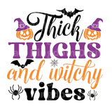 Thick thighs and witchy vibes SVG Cut File