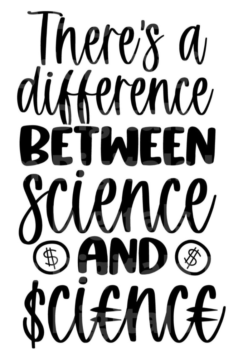 Difference Between Science SVG Cut File