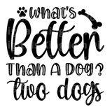 What's better than a dog? Two dogs! SVG Cut File
