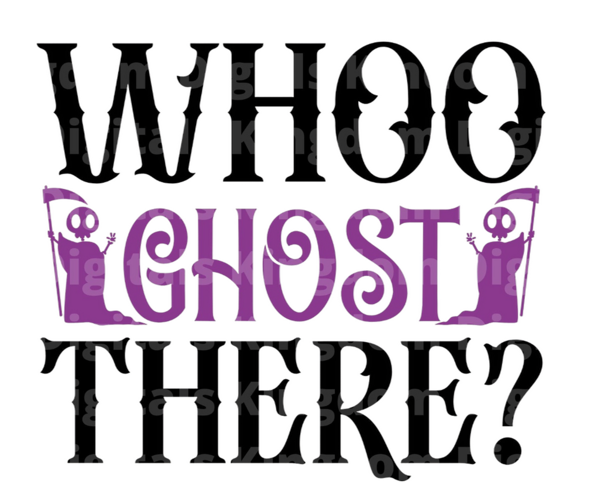 Whoo ghost there? SVG Cut File