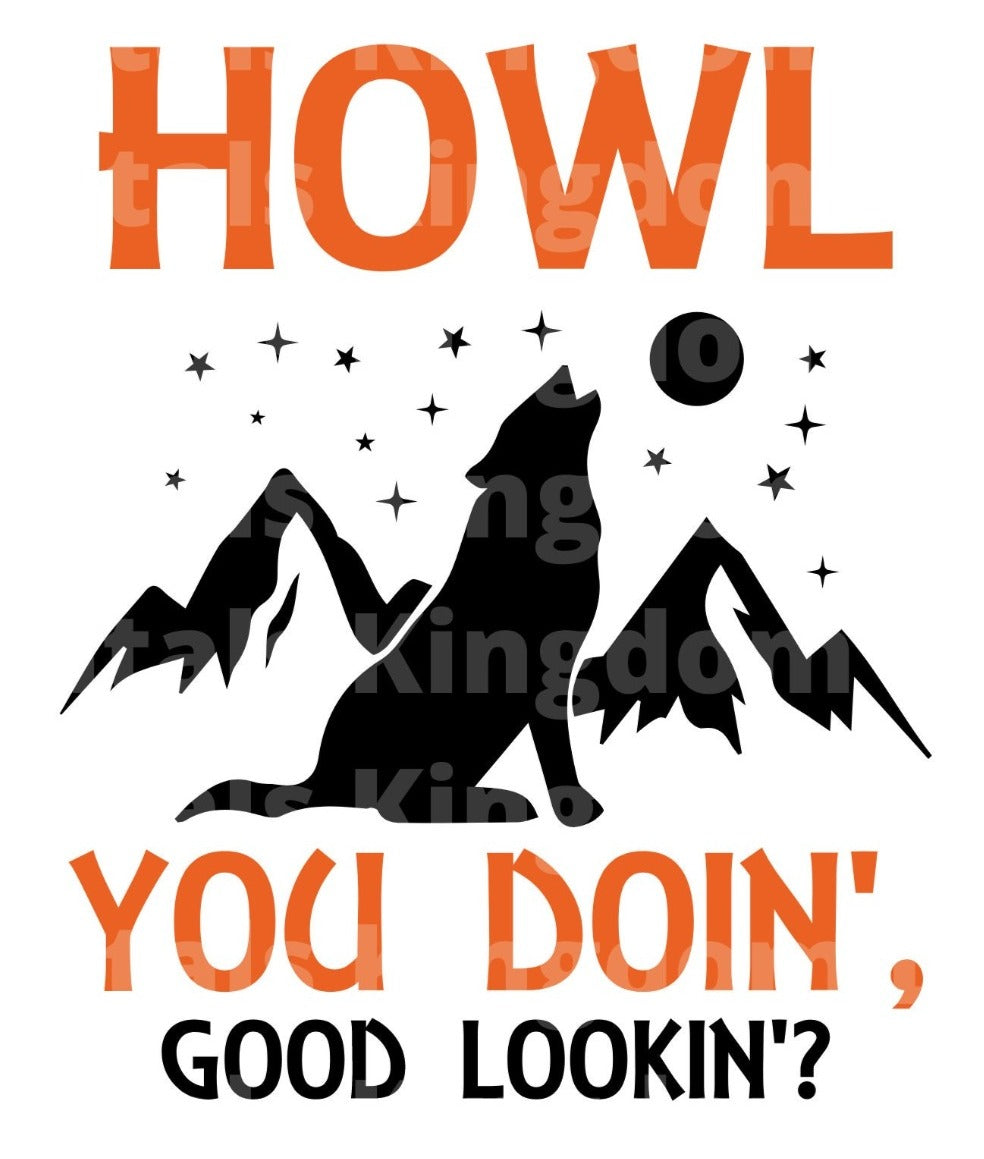 Howl you doin', good lookin'? SVG Cut File