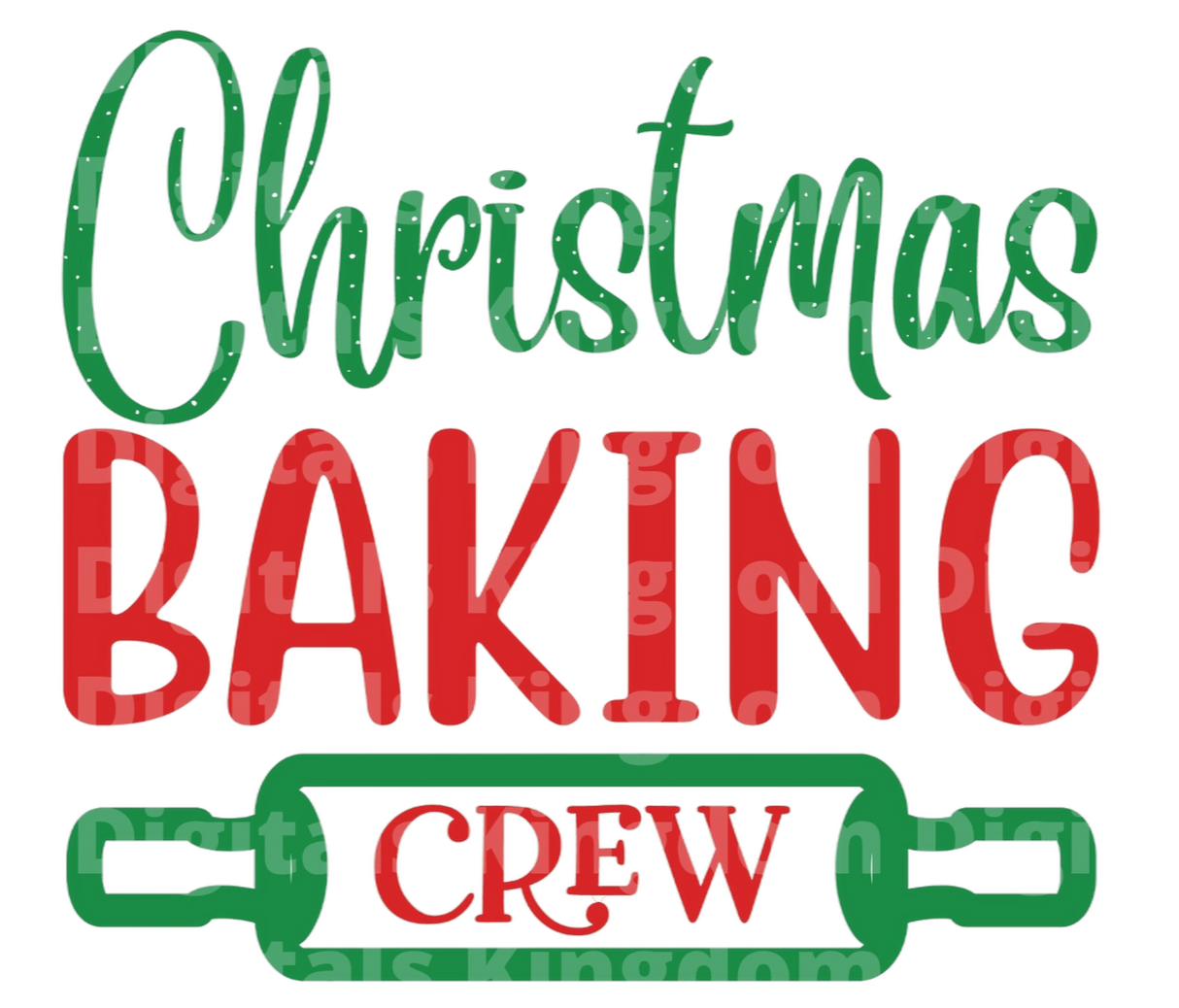 Christmas Baking crew SVG Cut File