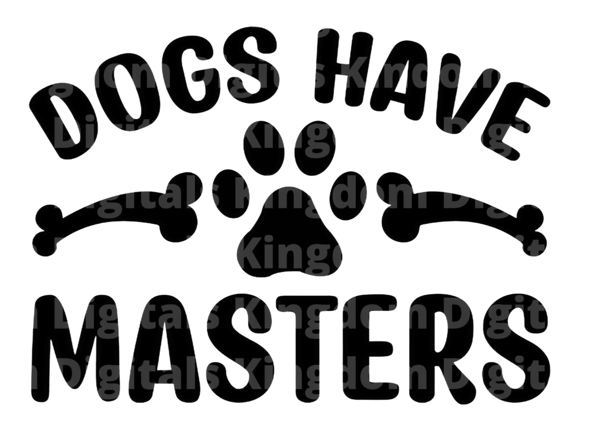 Dogs Master SVG Cut File