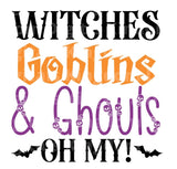 Witches, Goblins & Ghouls, Oh My! SVG Cut File