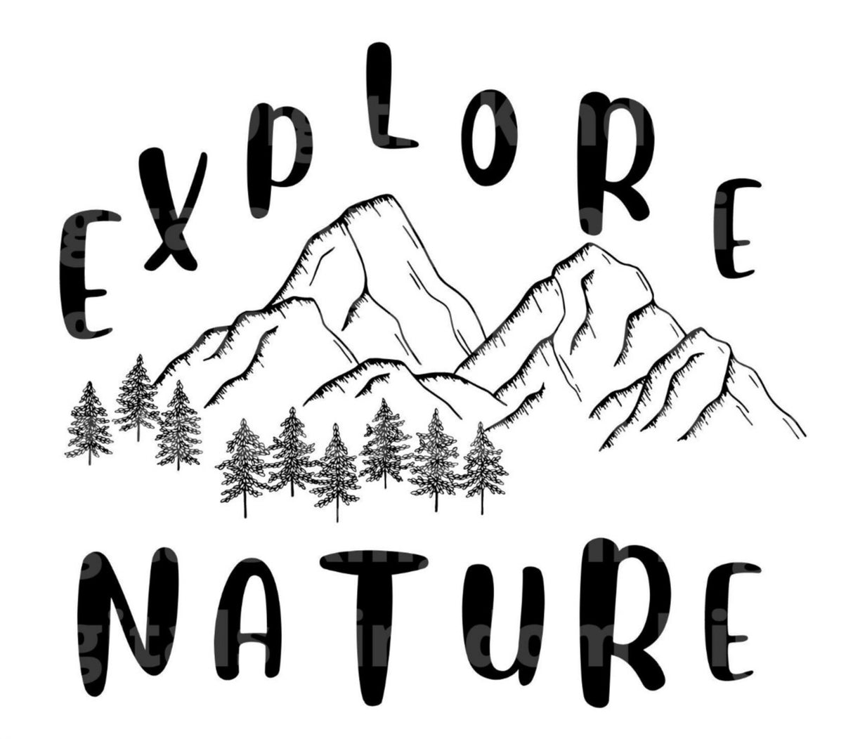 Explore Nature SVG Cut File
