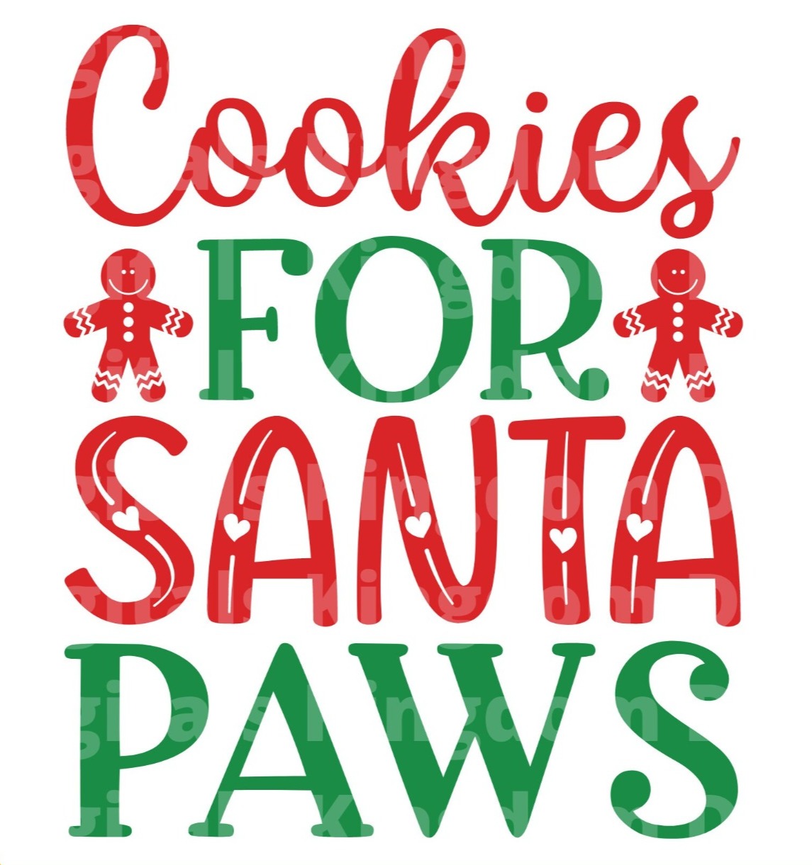 Cookies for Santa Paws SVG Cut File