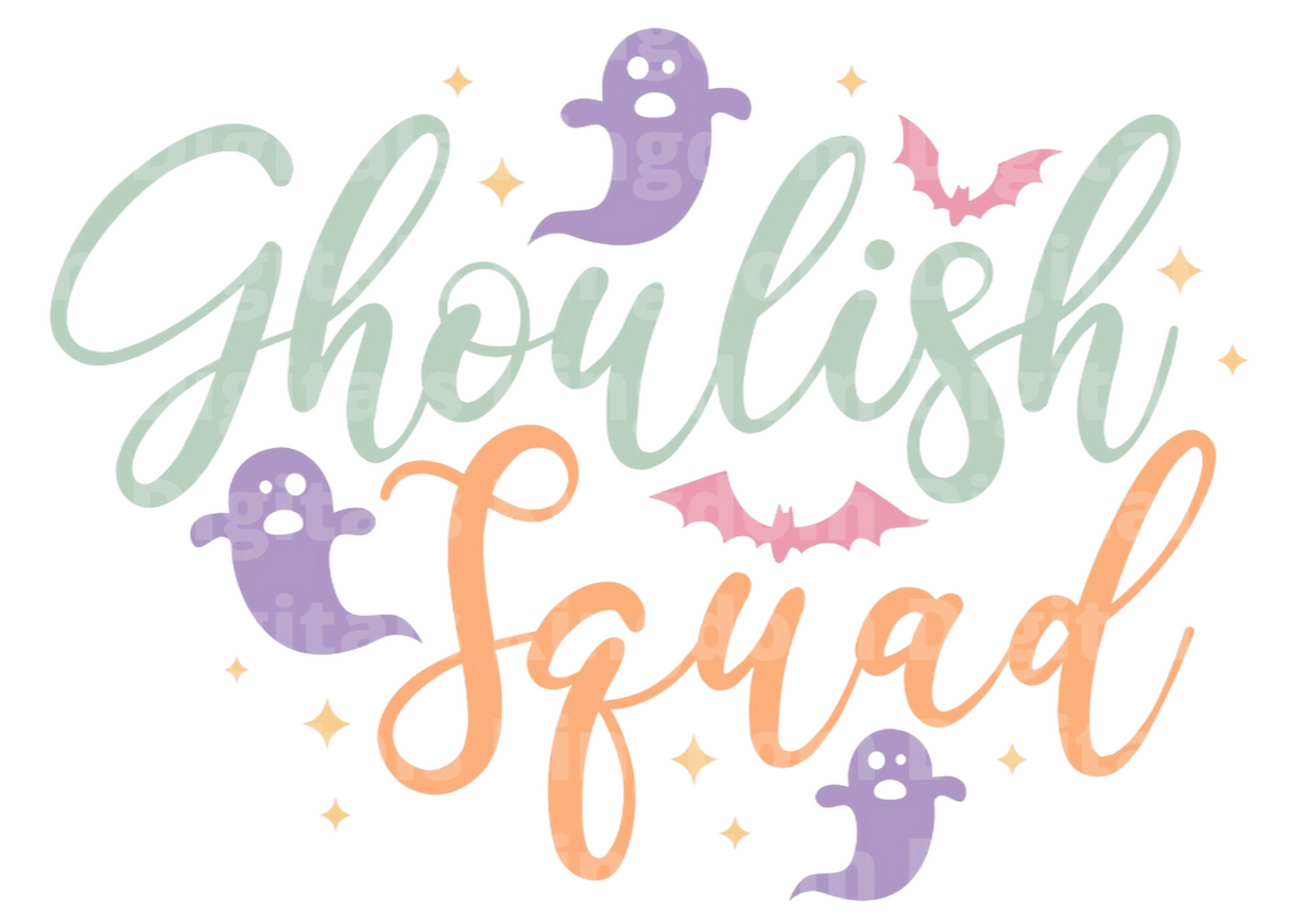 Ghoulish Squad SVG Cut File