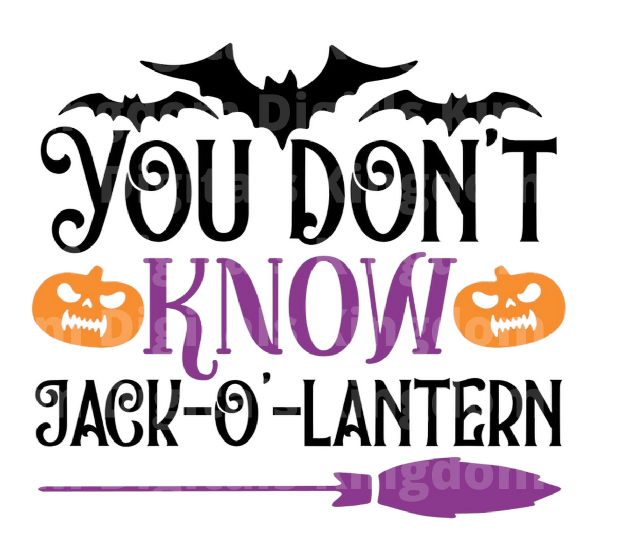 You don't know jack-o'-lantern. SVG Cut File