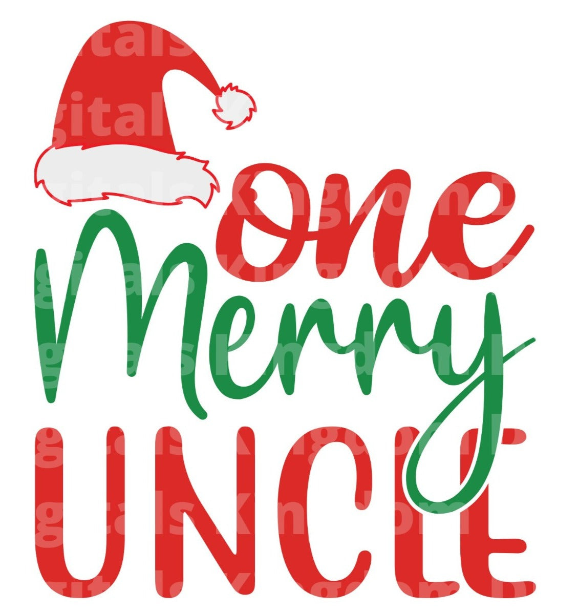 One Merry Uncle SVG Cut File