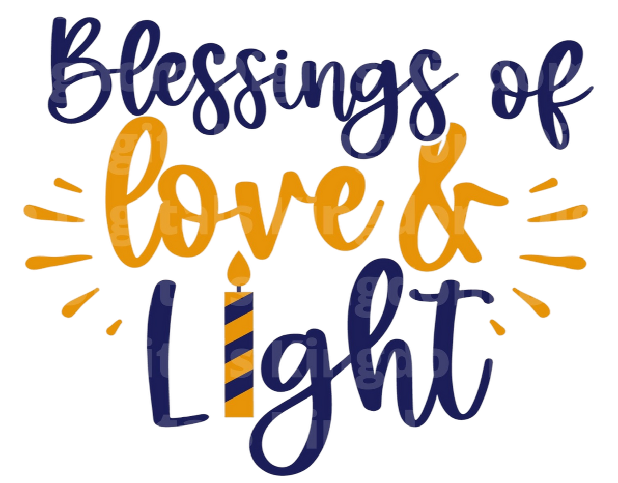 Blessings of Love & Light SVG Cut File