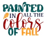 Painted in all the colors of fall SVG Cut File