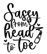 Sassy from head to toe SVG Cut File