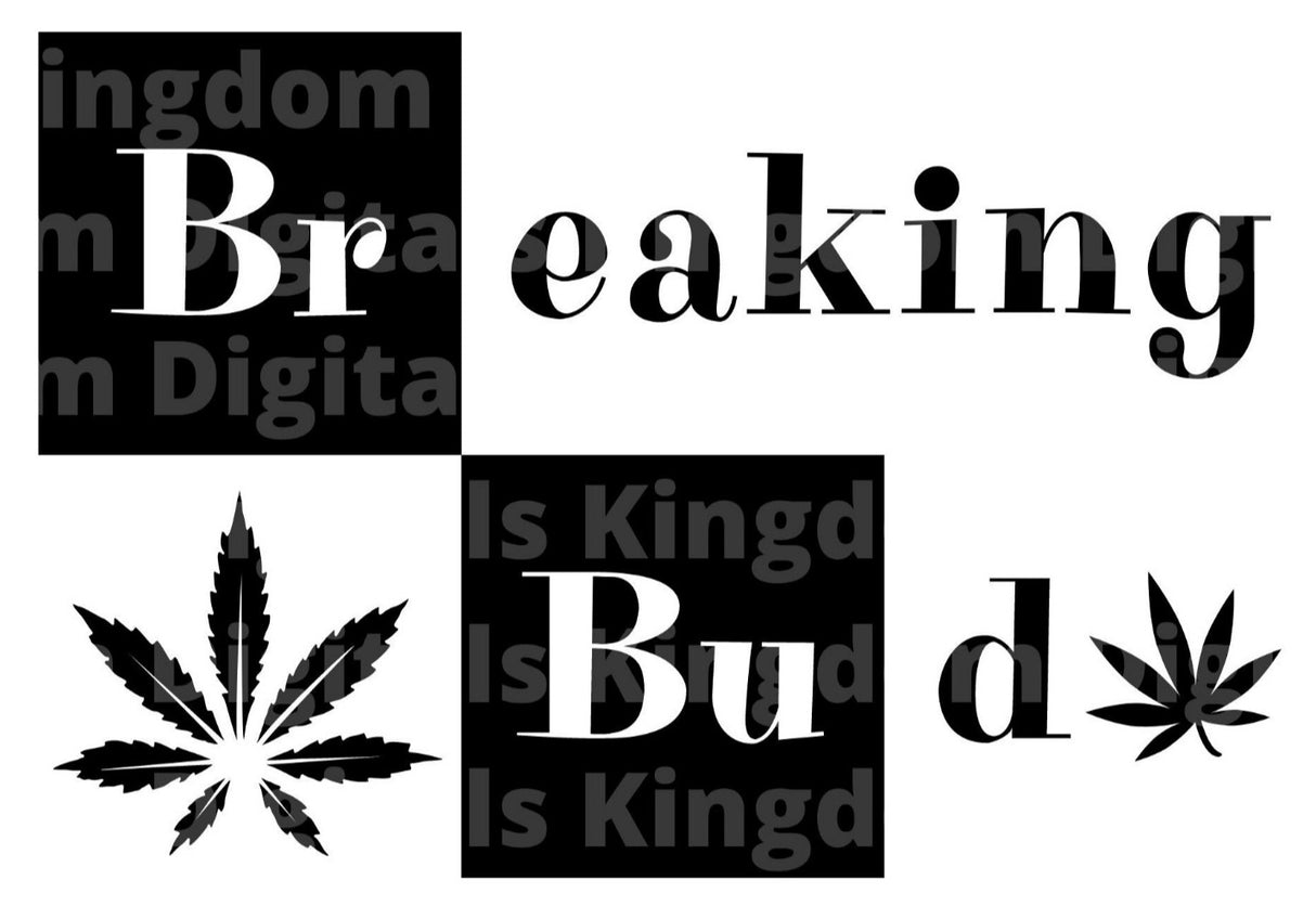 Breaking Bud SVG Cut File