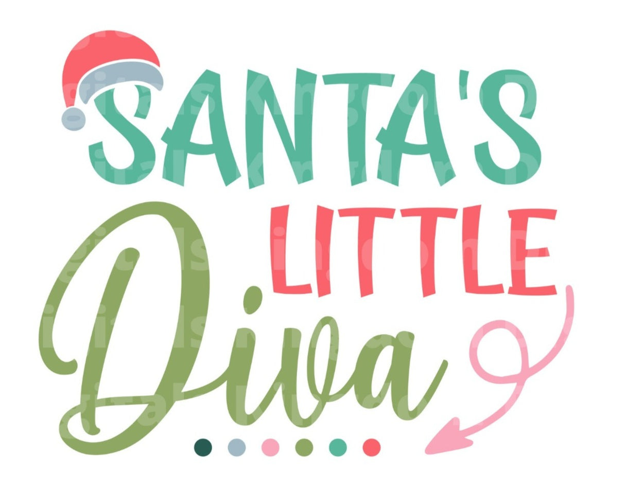 Santa's little bundle of joy SVG Cut File