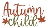 Autumn Child SVG Cut File