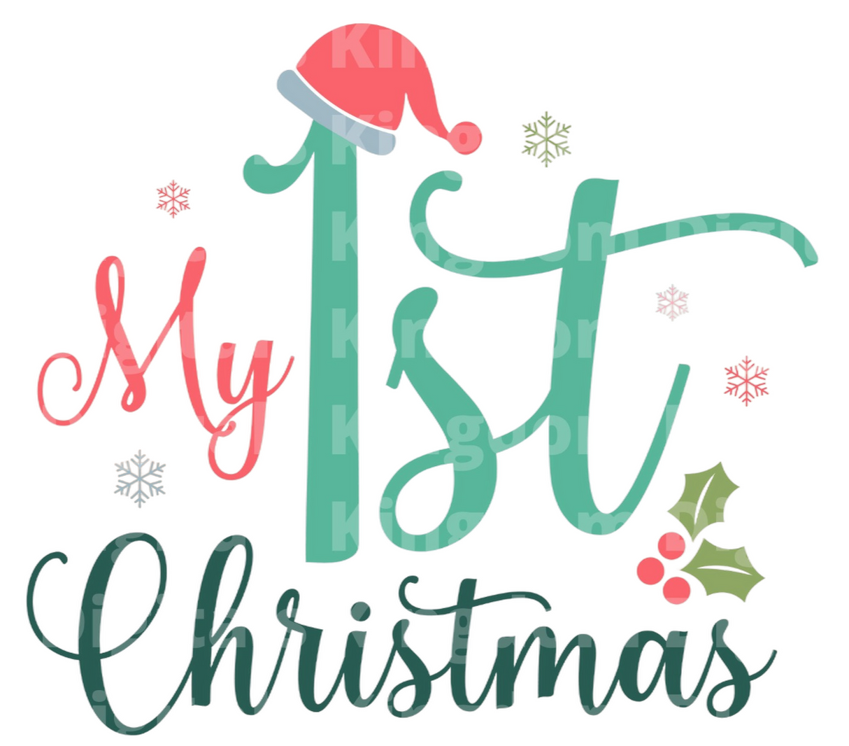 My first Christmas SVG Cut File