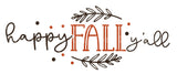 Happy Fall Y'all SVG Cut File