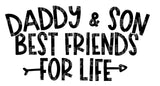 Daddy & Son Best Friends For Life SVG Cut File