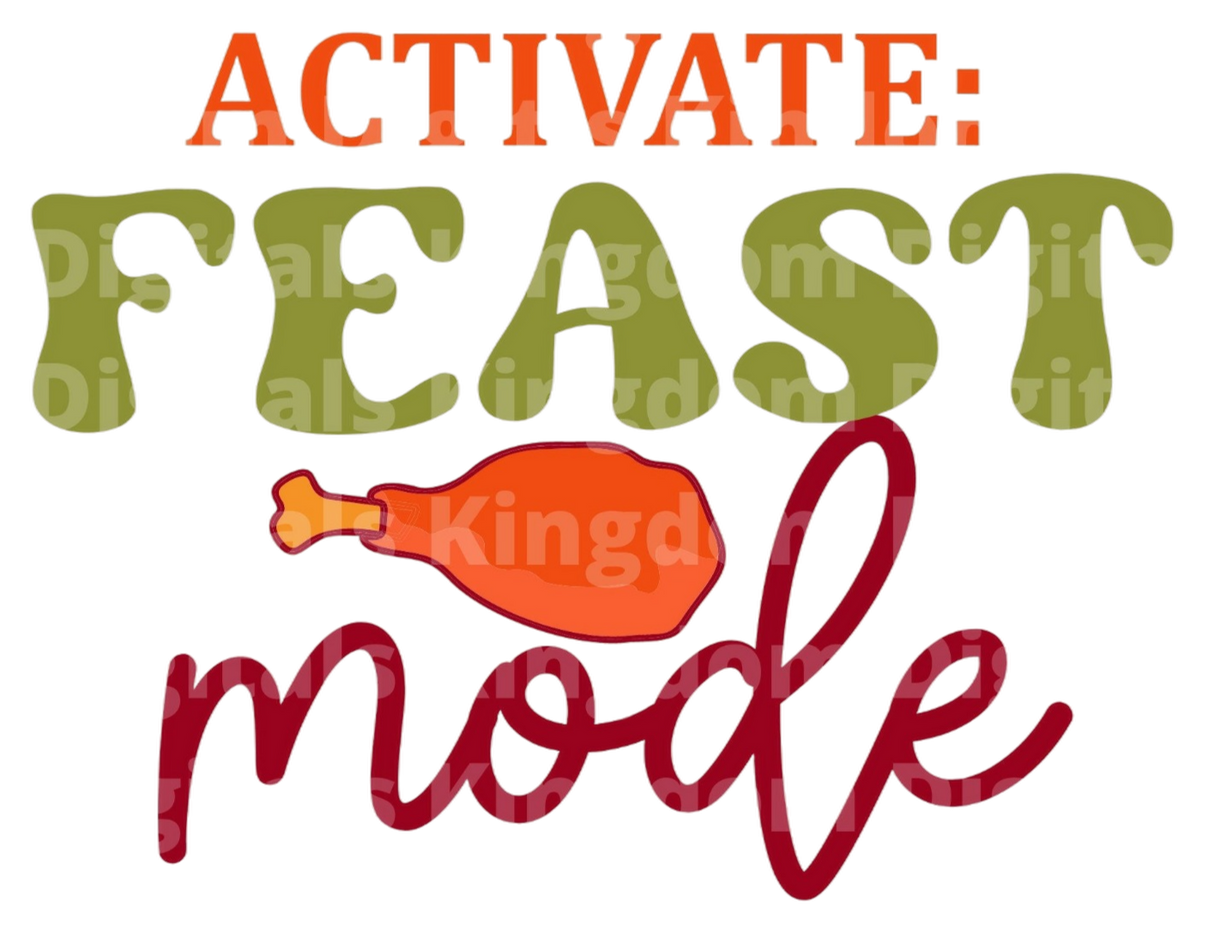 Activate: Feast Mode SVG Cut File