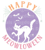 Happy Meowloween SVG Cut File