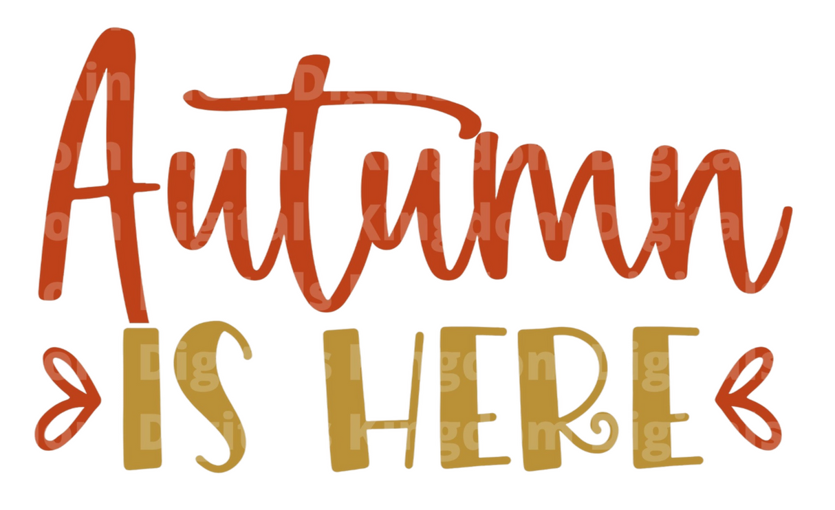 Autumn is here SVG Cut File