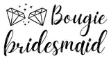 Bougie Bridesmaid SVG Cut File
