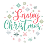 Snowy Christmas SVG Cut File