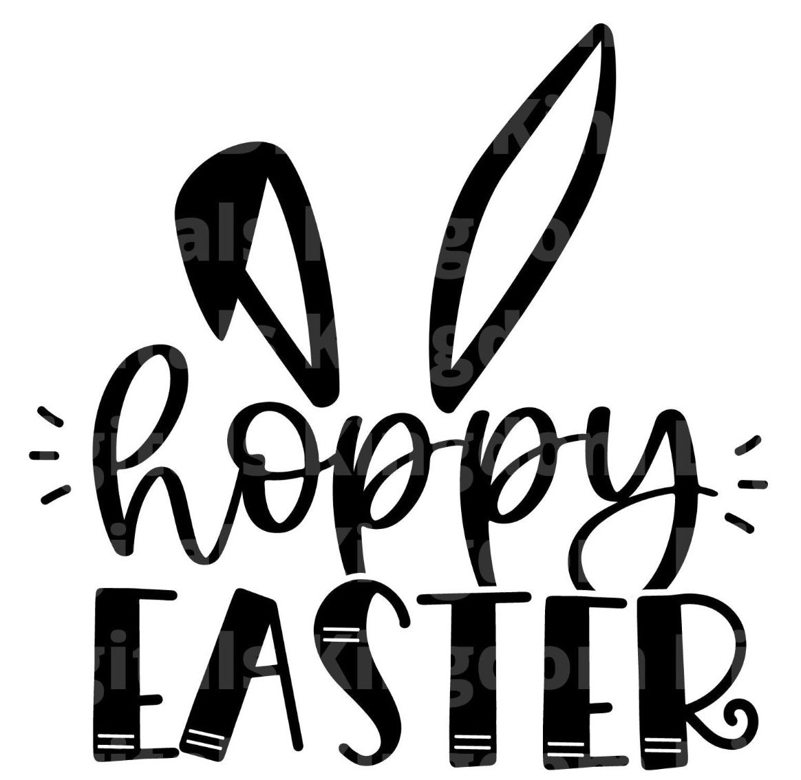 Hoppy Easter SVG Cut File