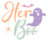 Her boo SVG Cut File