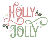 Holly Jolly SVG Cut File