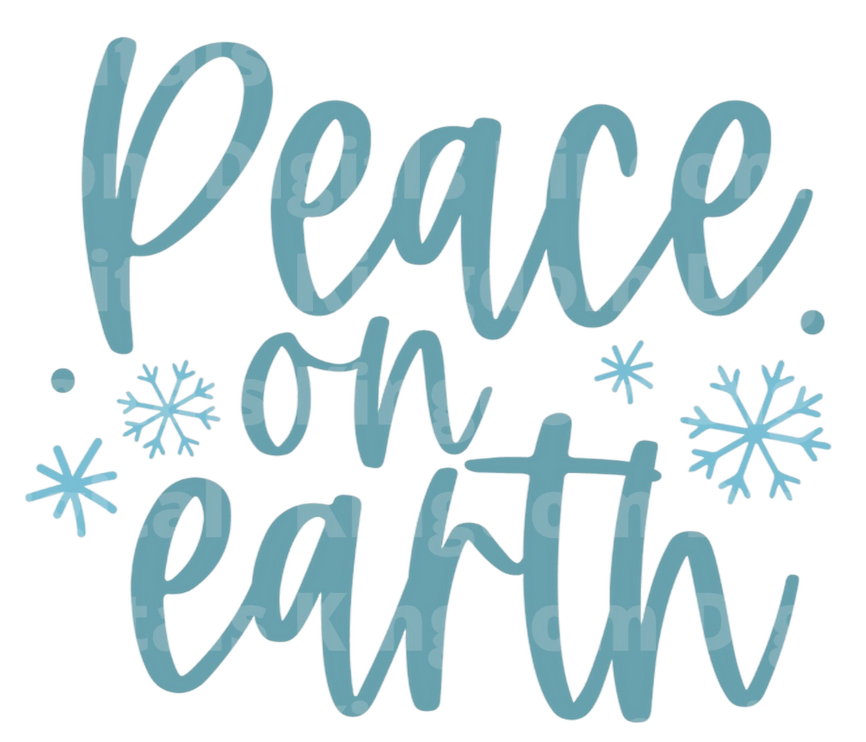 Peace on Earth SVG Cut File