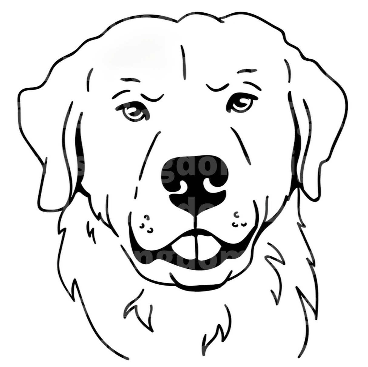 Golden Retriever SVG Cut File