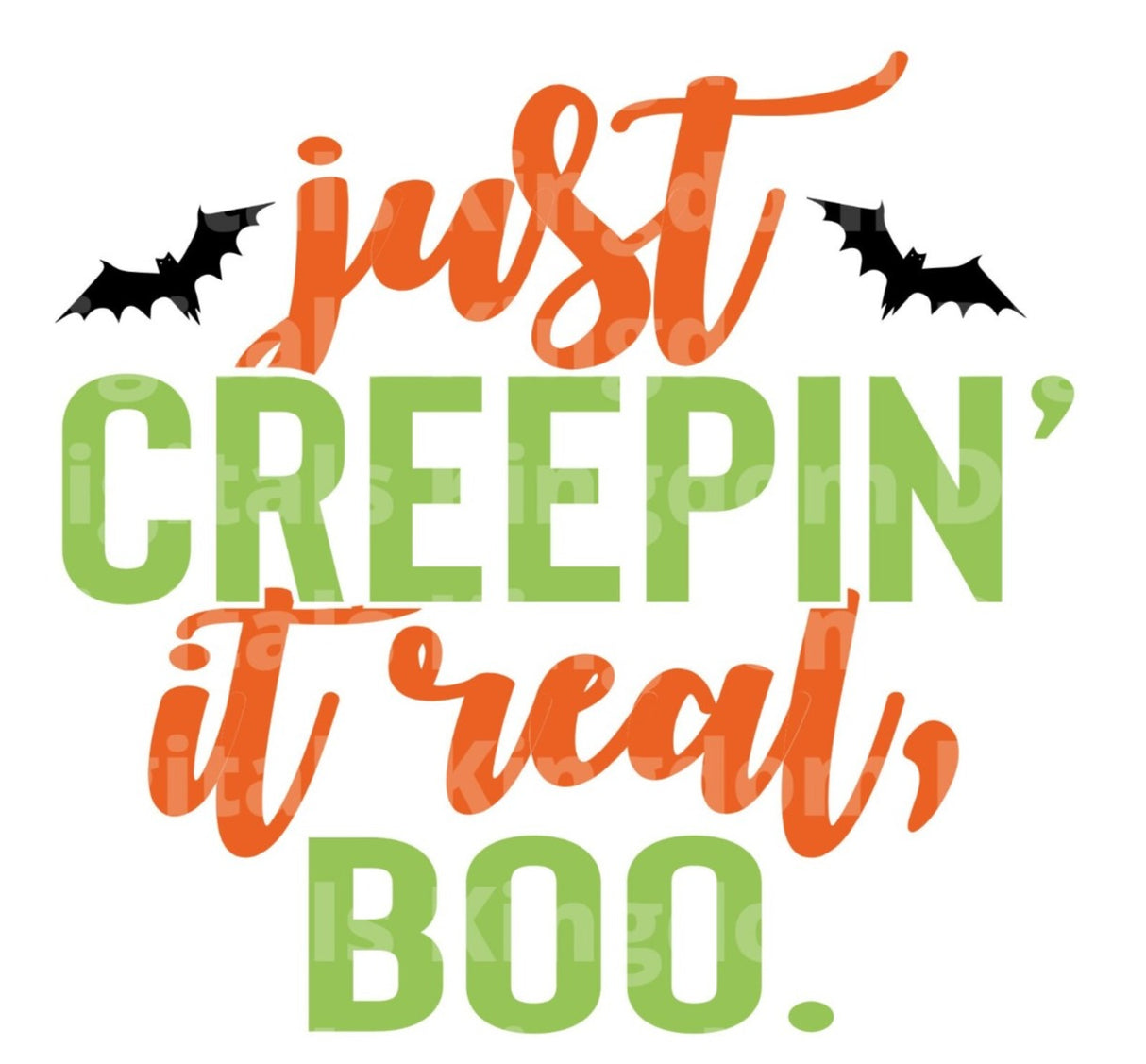 Just creepin’ it real, boo. SVG Cut File