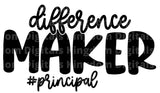 Difference Maker Principal SVG Cut File