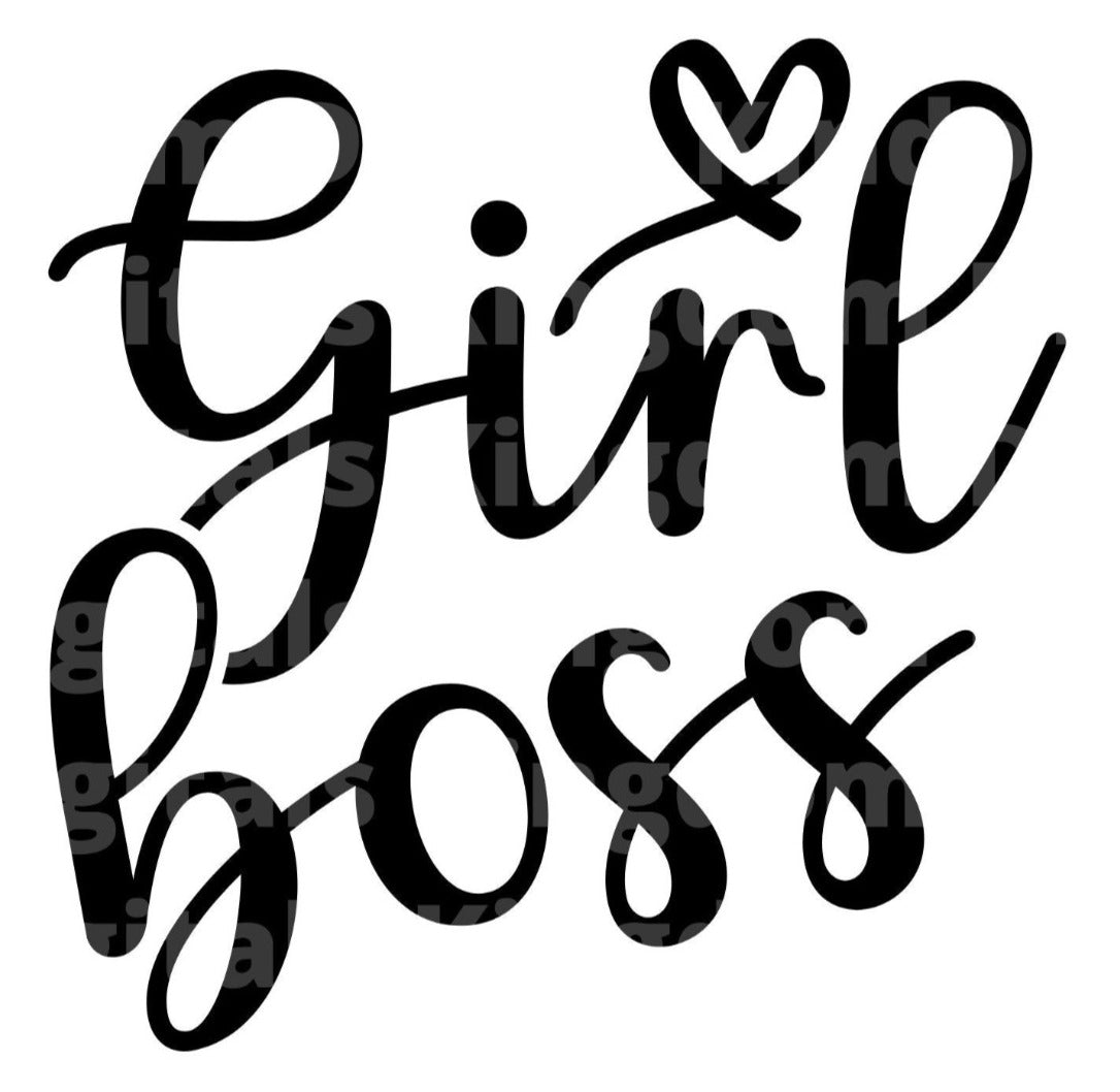 Girl Boss SVG Cut File