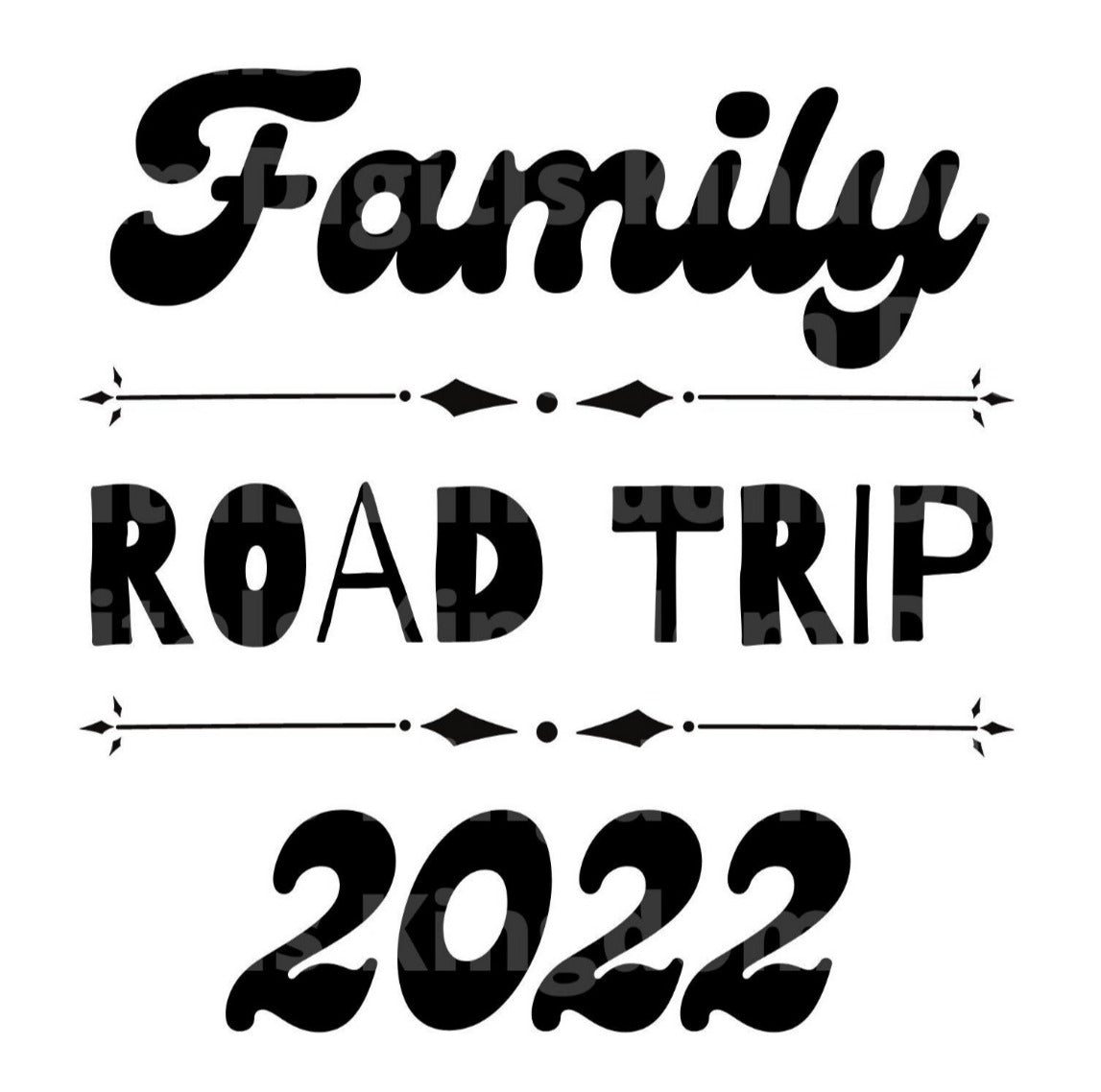 Family Road Trip 2022 SVG Cut File