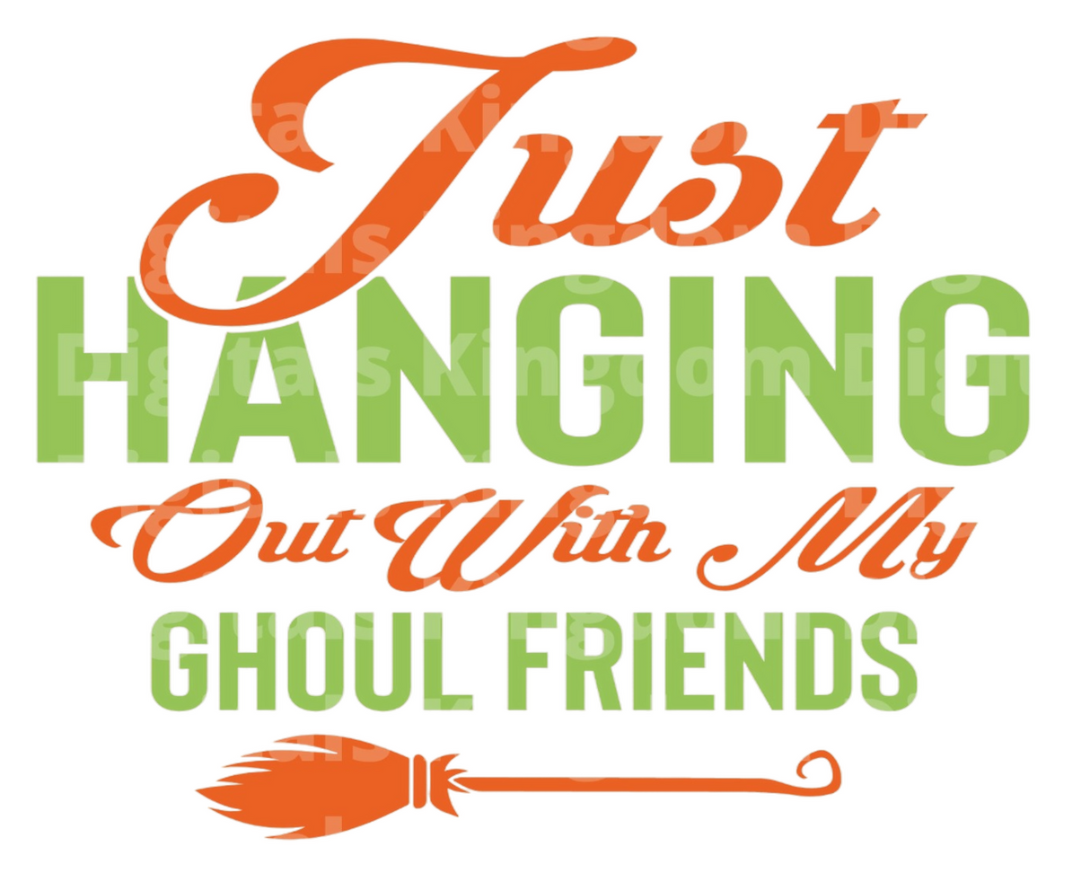 Just hanging out with my ghoul friends SVG Cut File