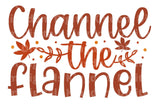 Channel the flannel SVG Cut File