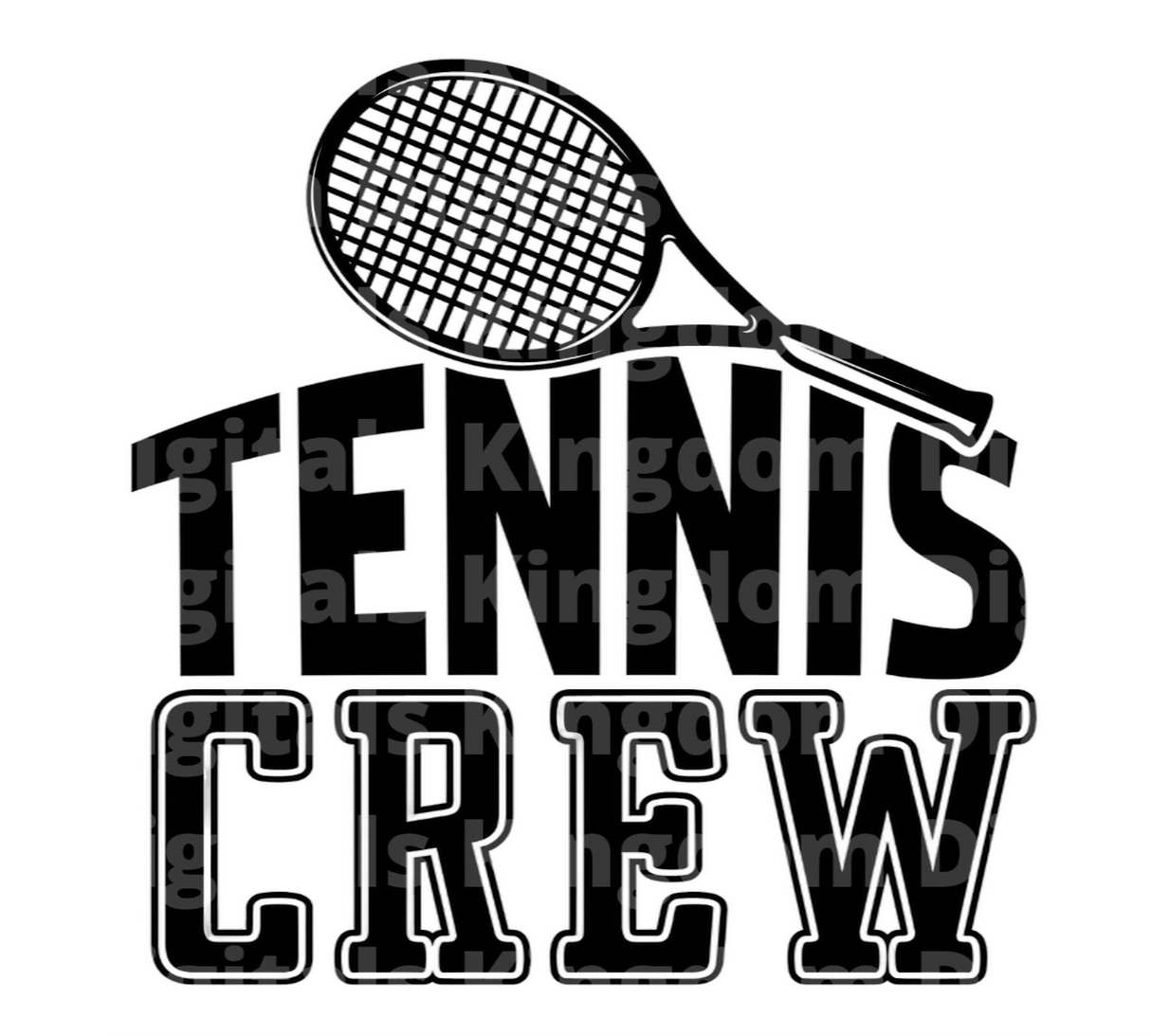 Tennis Crew SVG Cut File