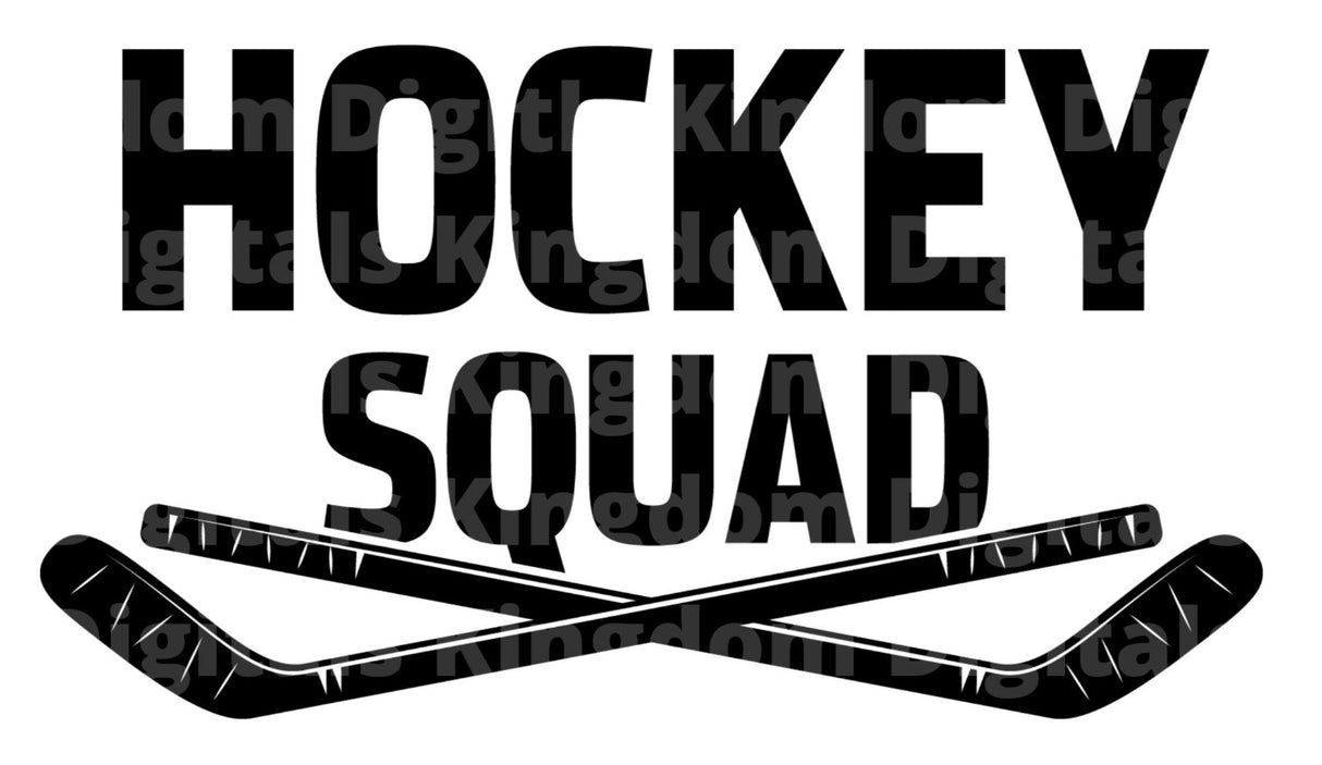 Hockey Squad SVG Cut File