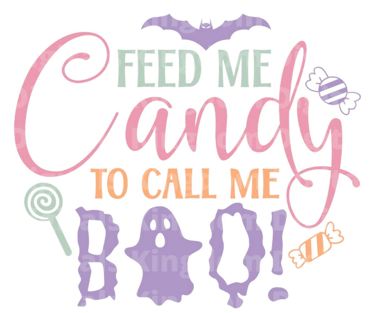 Feed me candy to call me boo SVG Cut File