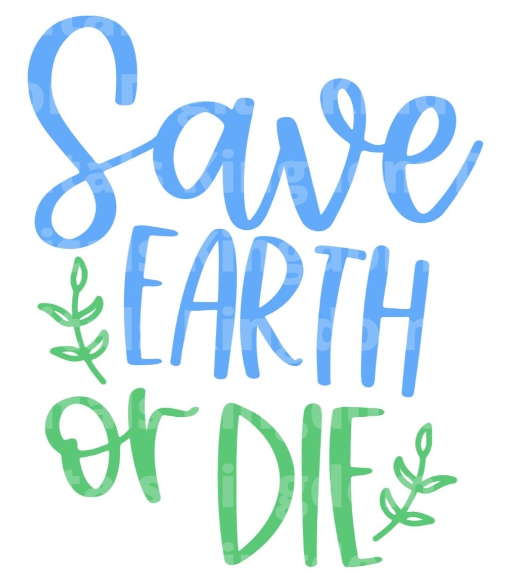 Save The Earth Its The Only PLanet With Pizza SVG Cut File