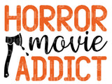 Horror movie addict SVG Cut File