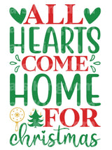 All hearts come home for christmas SVG Cut File