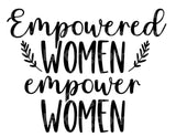 Empowered Woman Empower Women SVG Cut File