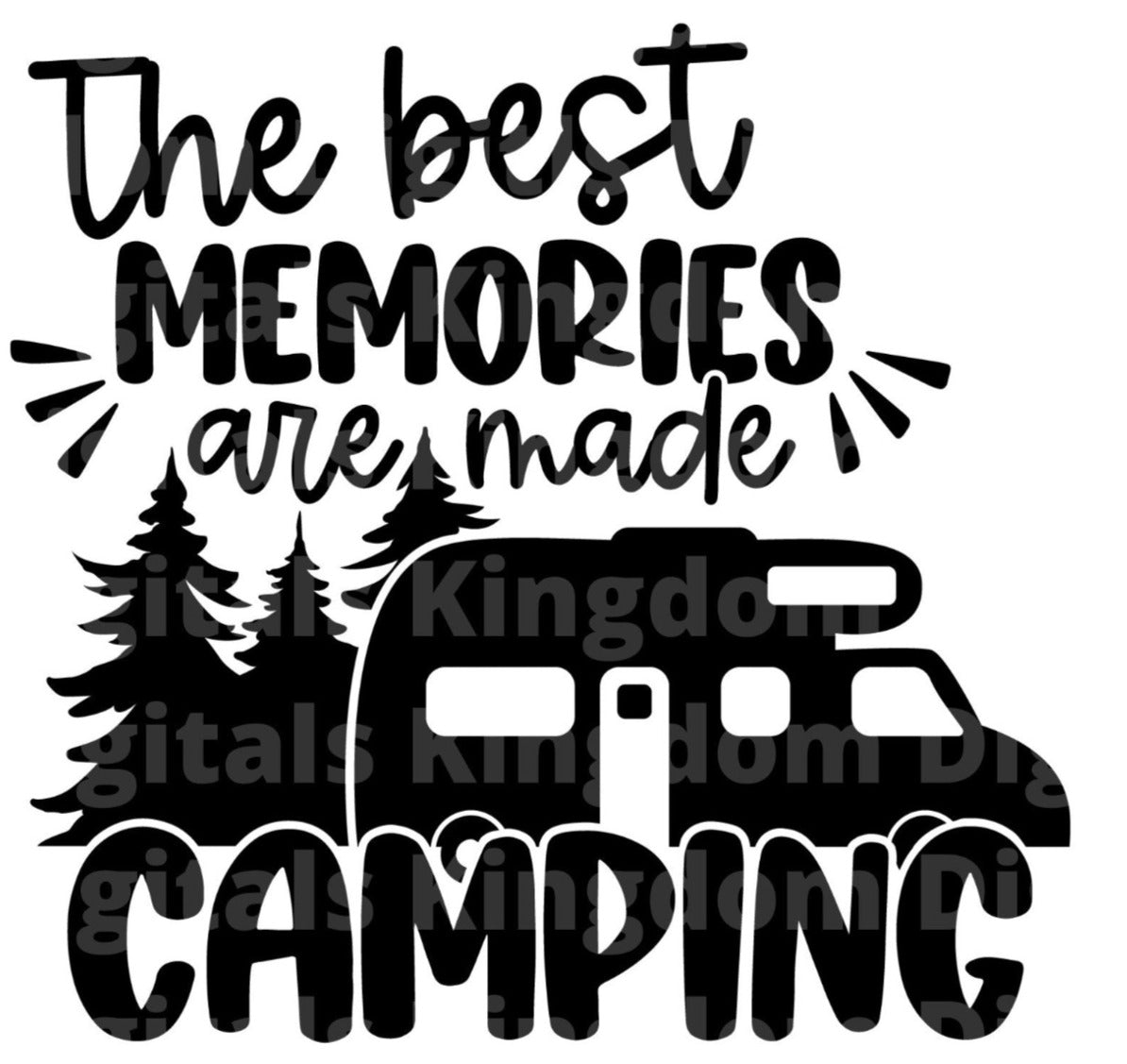 Best Memories Are Made Camping SVG Cut File