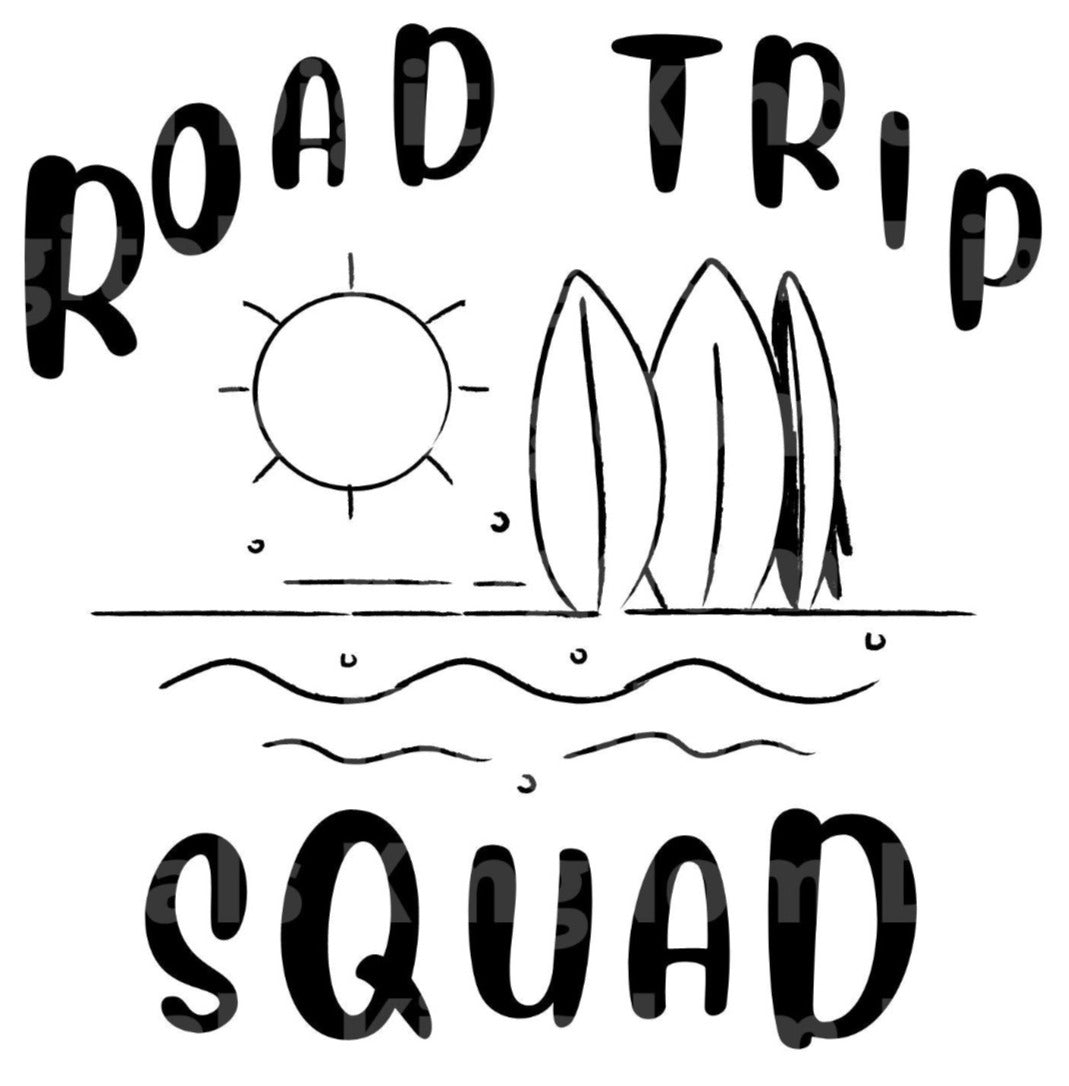 Road Trip Squad SVG Cut File