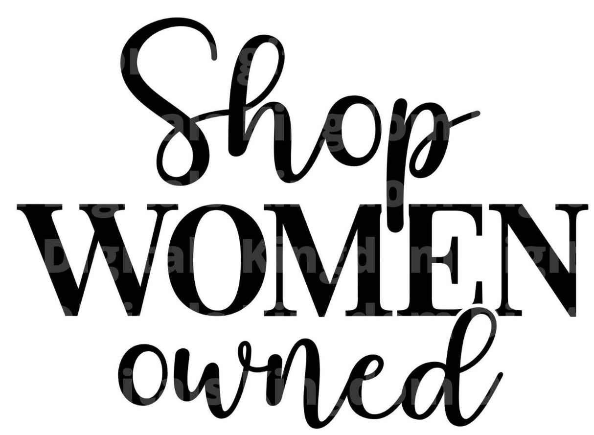 Shop Women Owned SVG Cut File